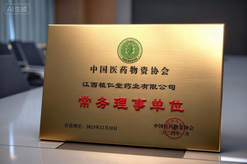 2024年荣获-中国医药物资协会常务理事单位